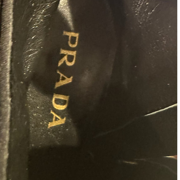 Prada flat black ankle boots 35 - Picture 11 of 12